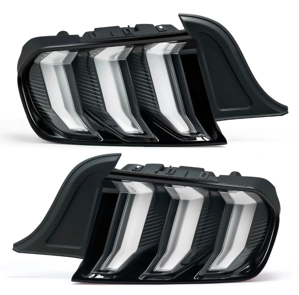 Ford Mustang 2015–2023 Clear Lens Tail Lights