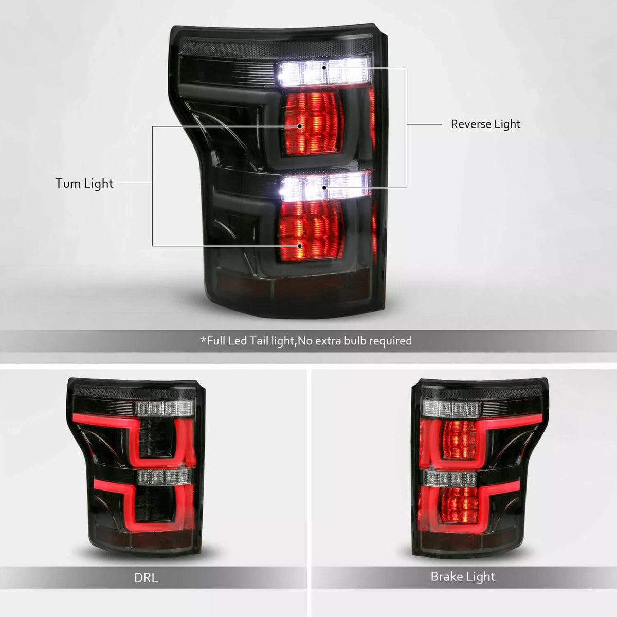 LED Tail Lights for 2015–2020 Ford F-150