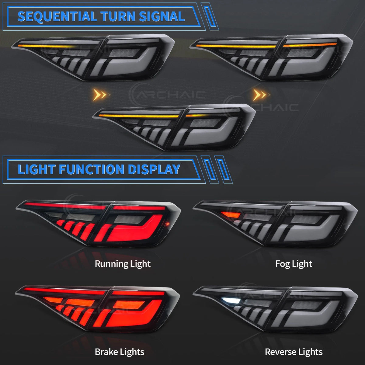 Honda Civic 2022–2025 Tail Lights
